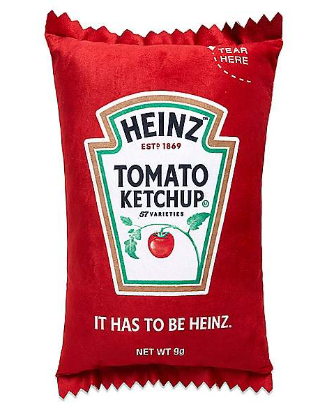 Almohada Ketchup Sobre Catsup