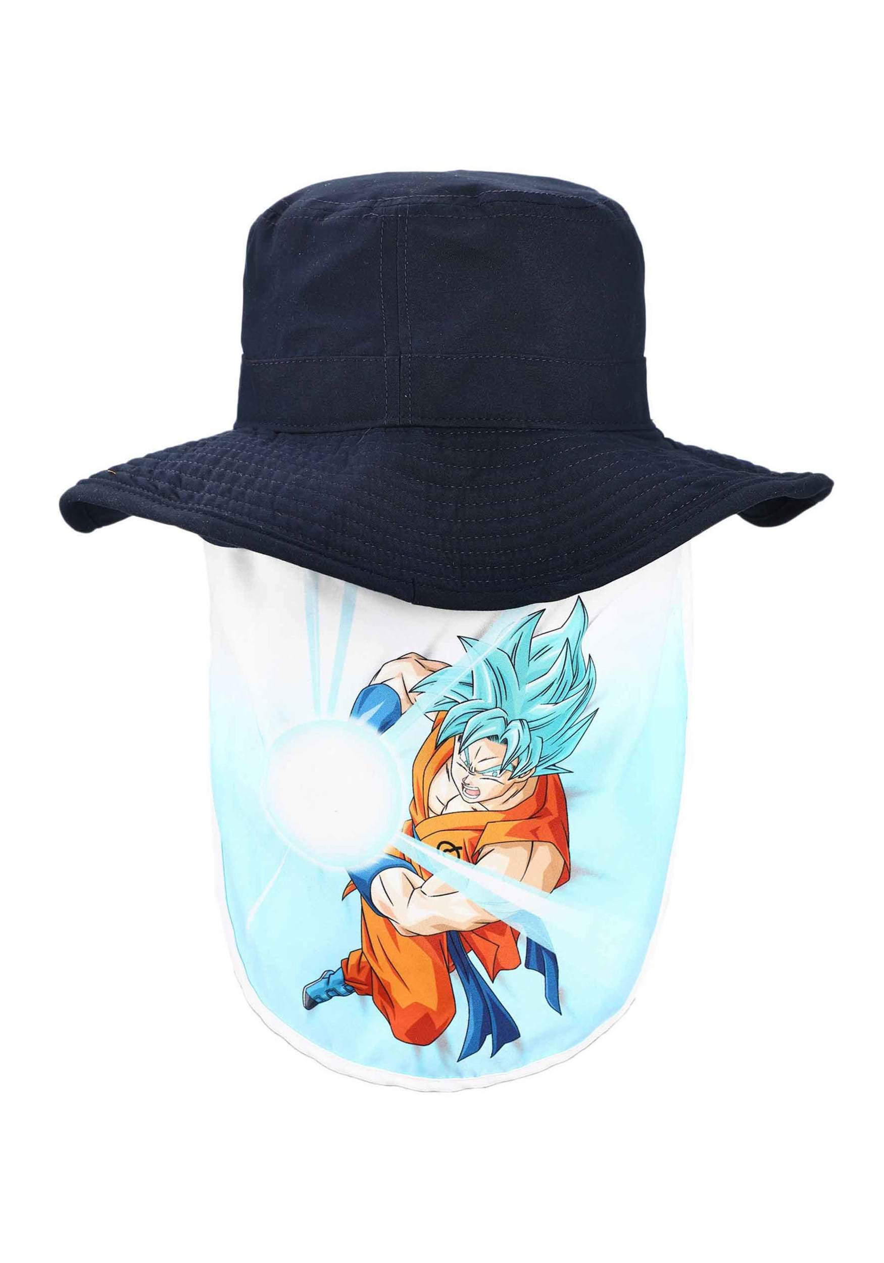 Dragon Ball Z Goku Cubre Cuello Sol Sombrero