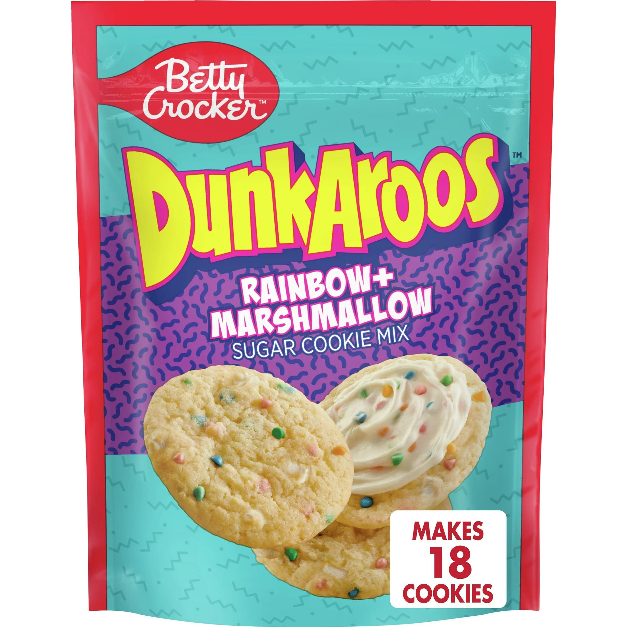 Betty Crocker Dunkaroos Sugar Cookie Mix, Rainbow + Marshmallow