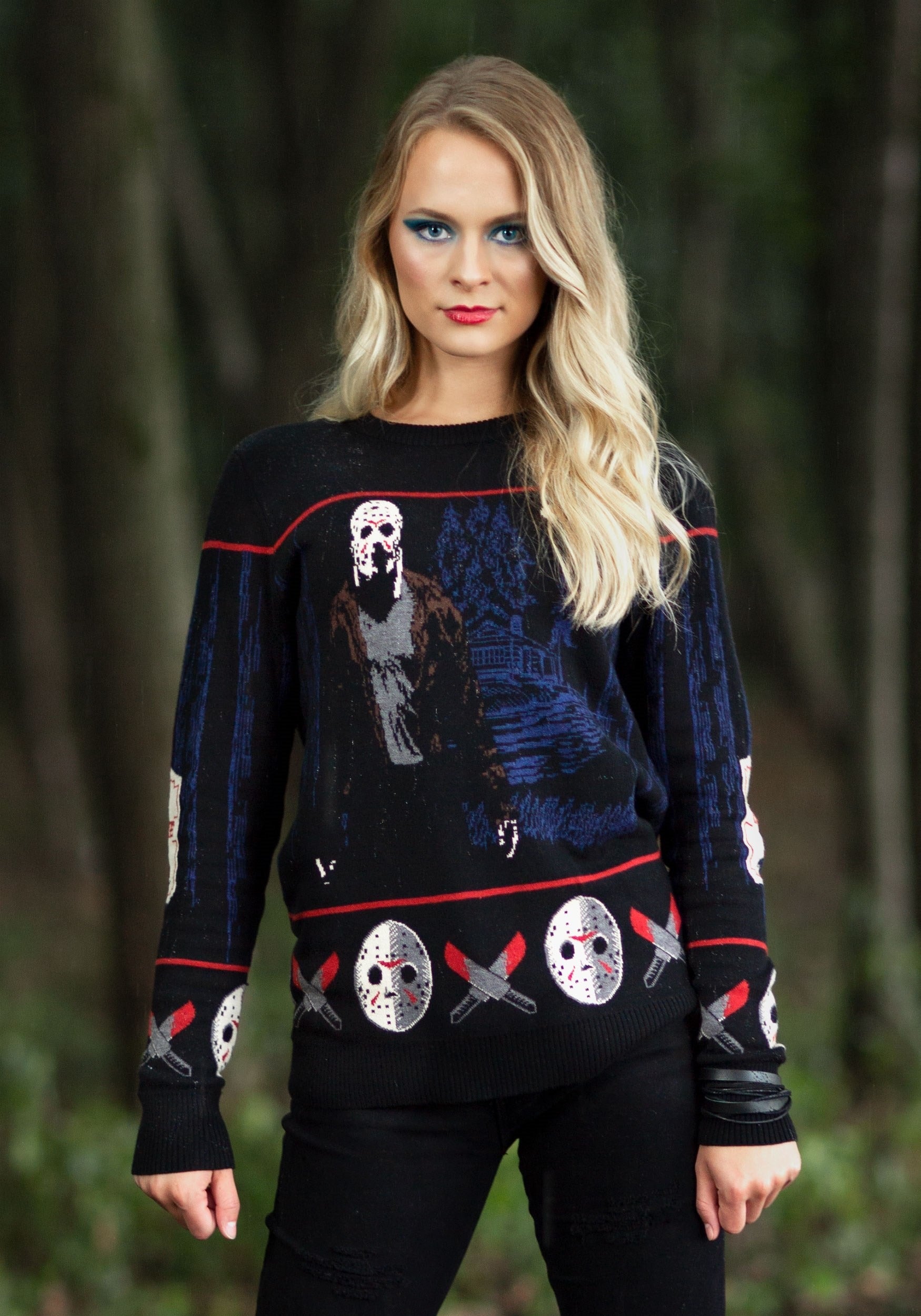 Viernes 13 Ugly Sweater Sueter Unisex