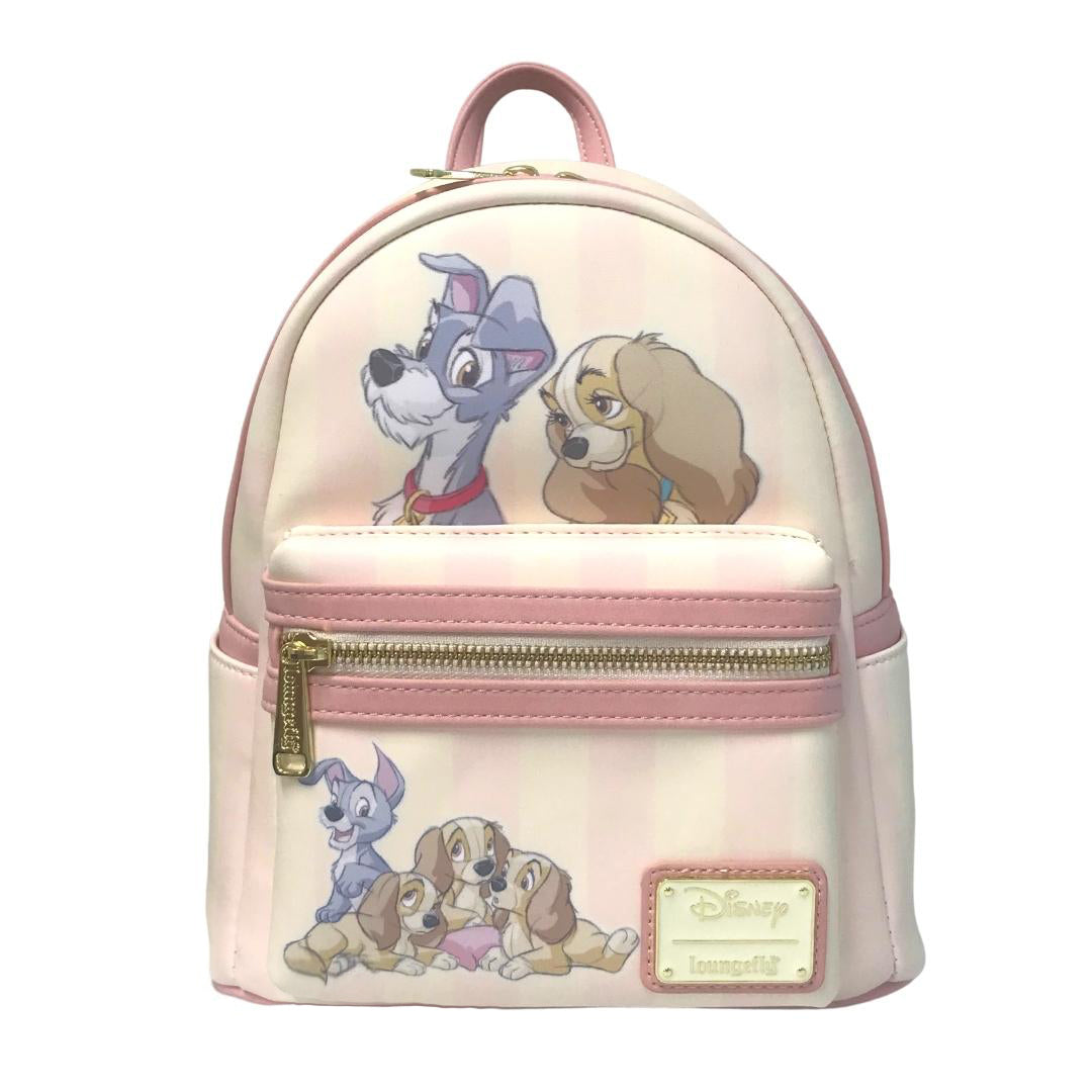 La Dama Y El Vagabundo Mochila Rosa Pastel
