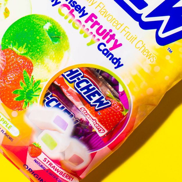 Morinaga Hi-Chew Original Mix Strawberry Grape Green Apple Fruit Chews 3.53oz