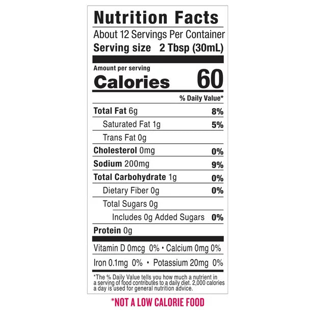 G HUGHES Sugar Free Raspberry Vinaigrette Dressing