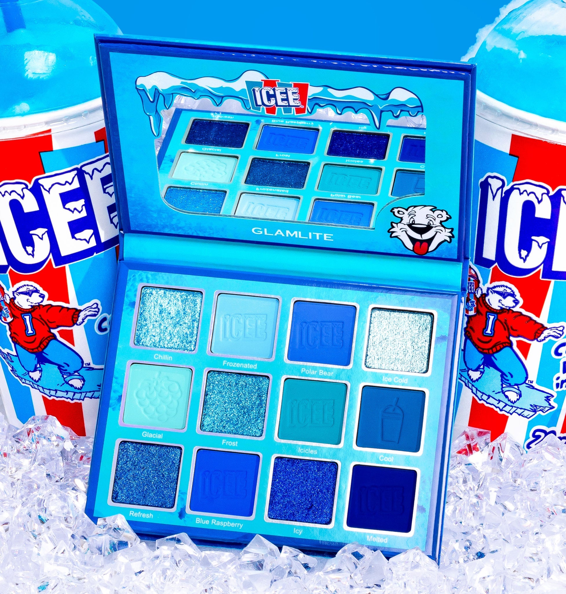 ICEE Azul Paleta De Sombras
