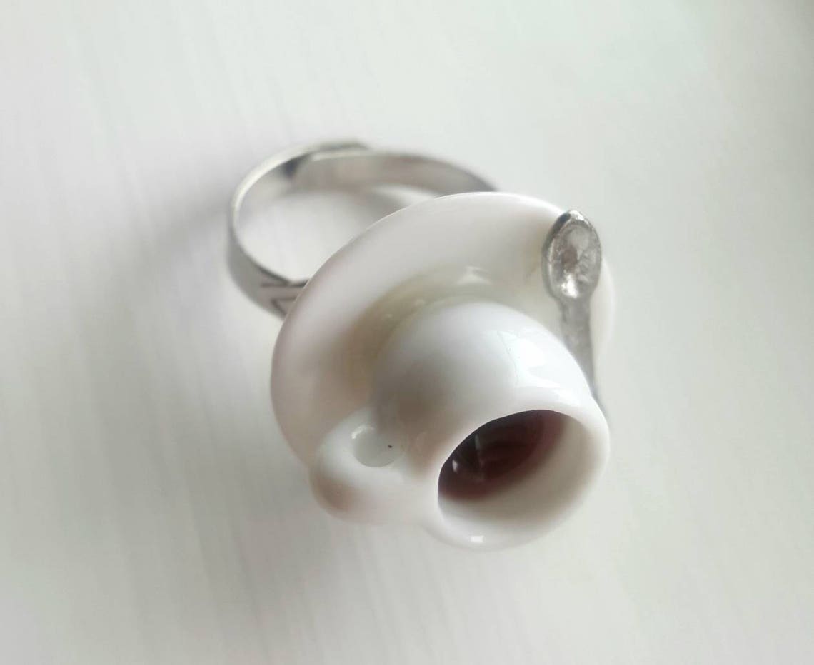 Anillo Taza De Cafe Vintage