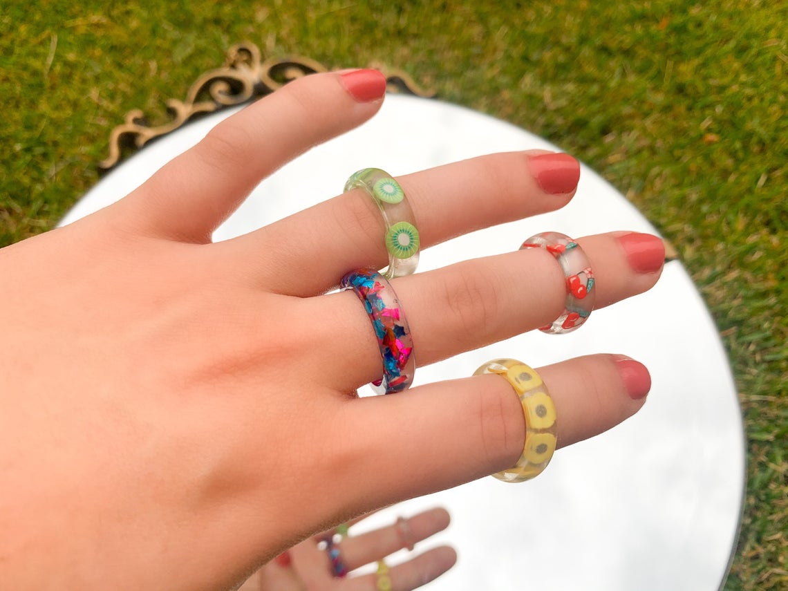 Anillos Resina Inspirados En Harry Styles