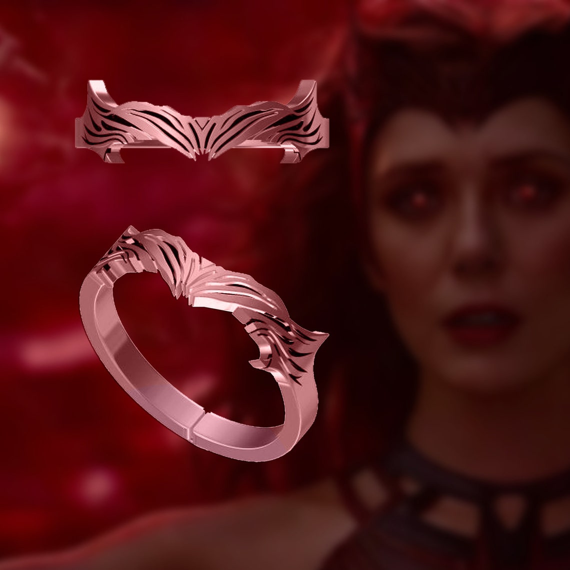 Wandavision Anillo Wanda Maximoff Diadema PRE ORDEN