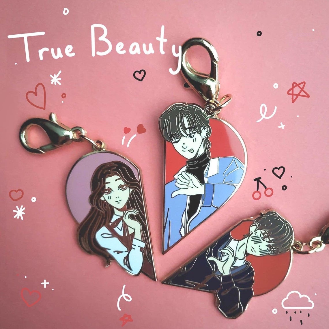 True Beauty Belleza Verdadera Kdrama Llavero Webtoon