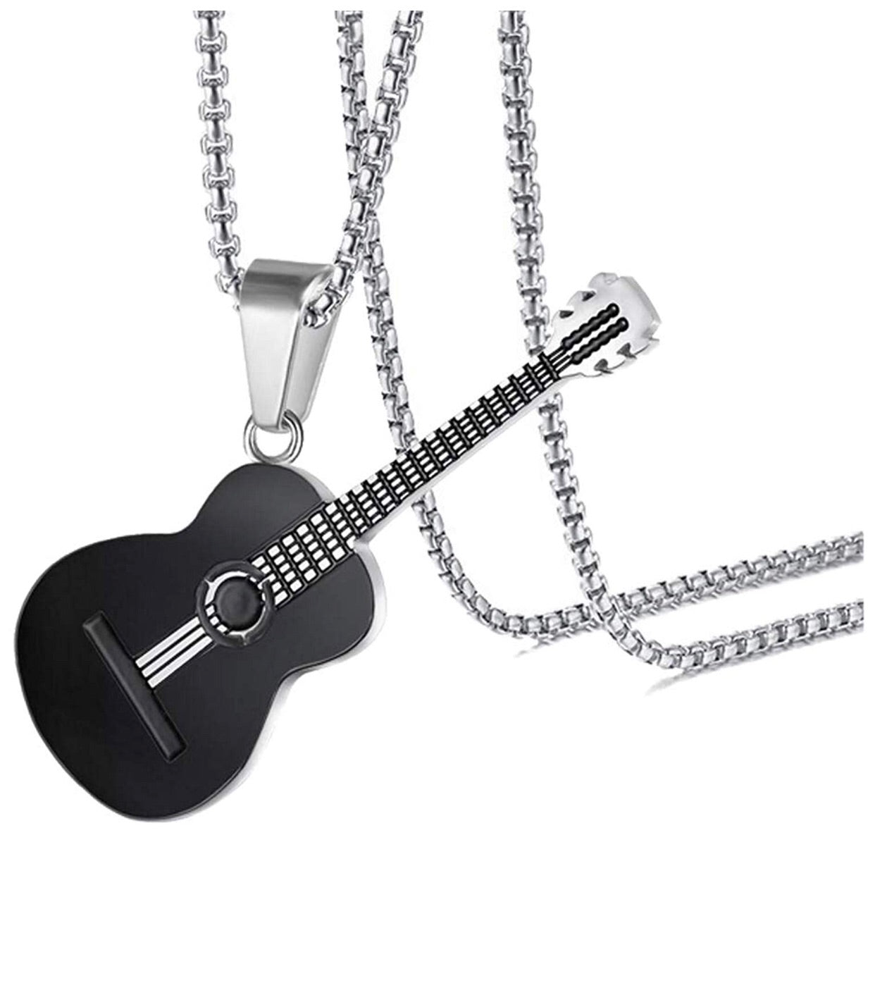 Collar Guitarra Cadena Músico Musica