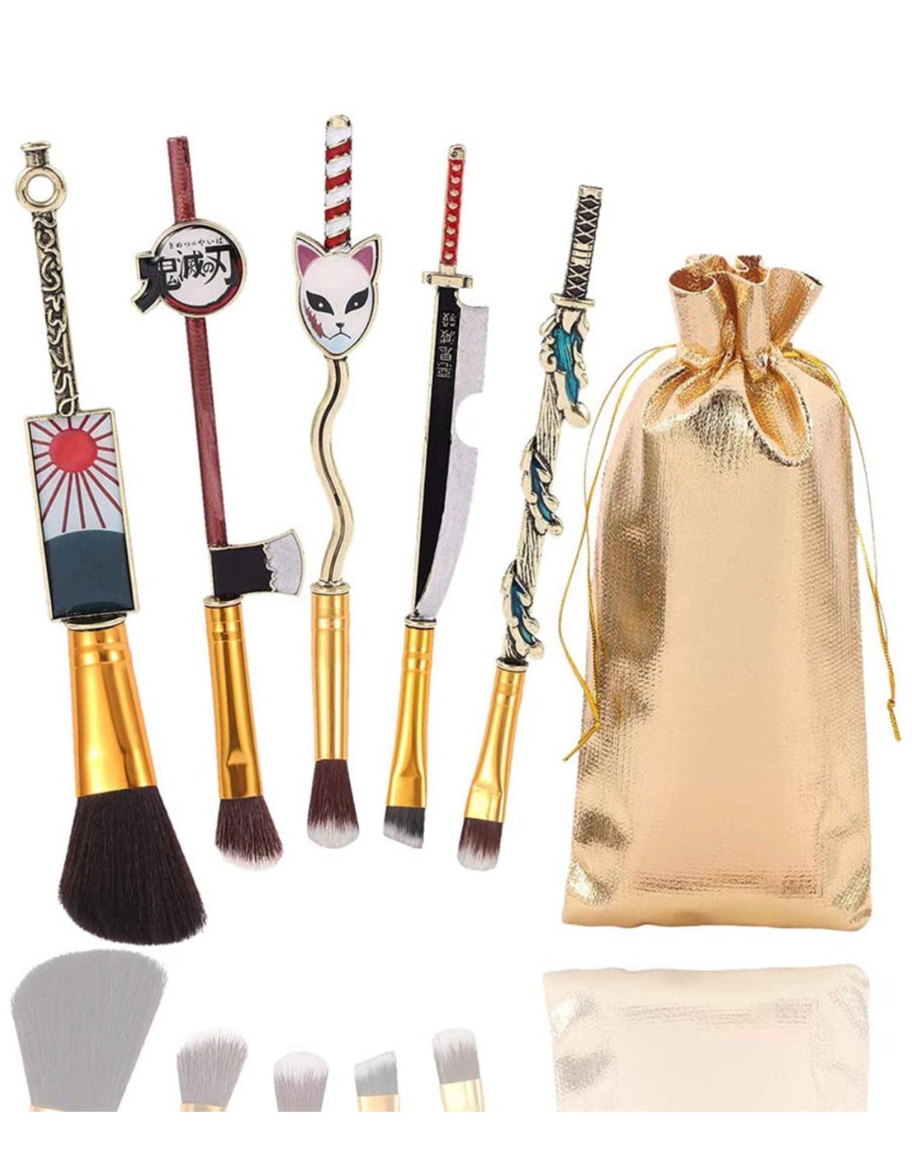 Demon Slayer Brochas Maquillaje