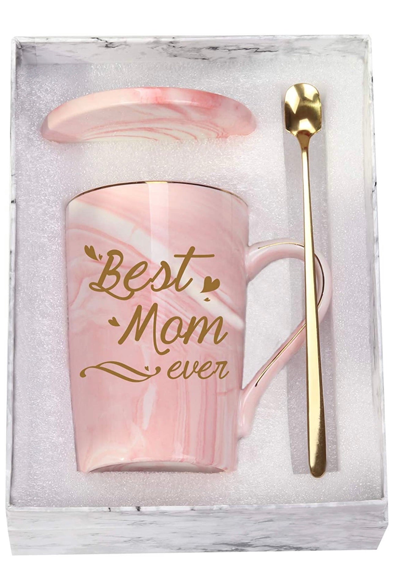 Taza Con Cuchara Best Mom Ever