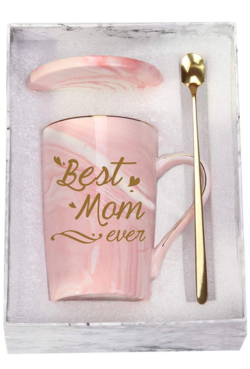 Taza Con Cuchara Best Mom Ever