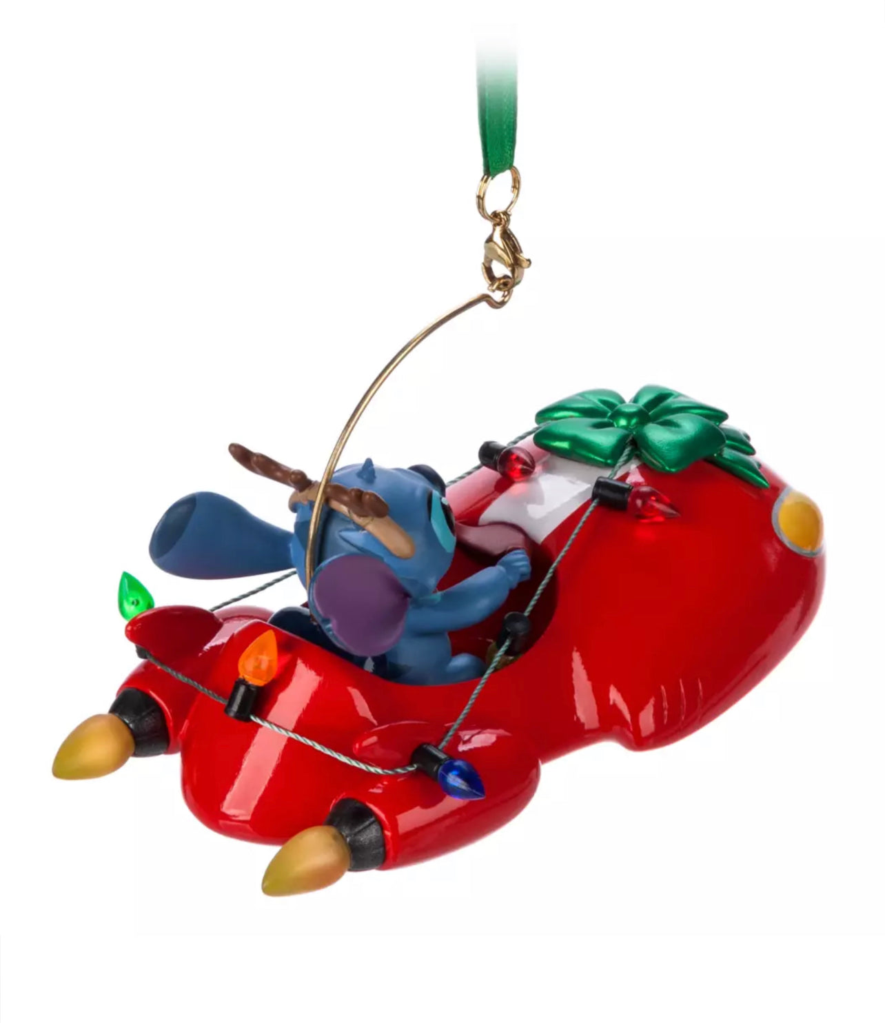 Stitch Nave Espacial Ornamento Arbolito Navidad