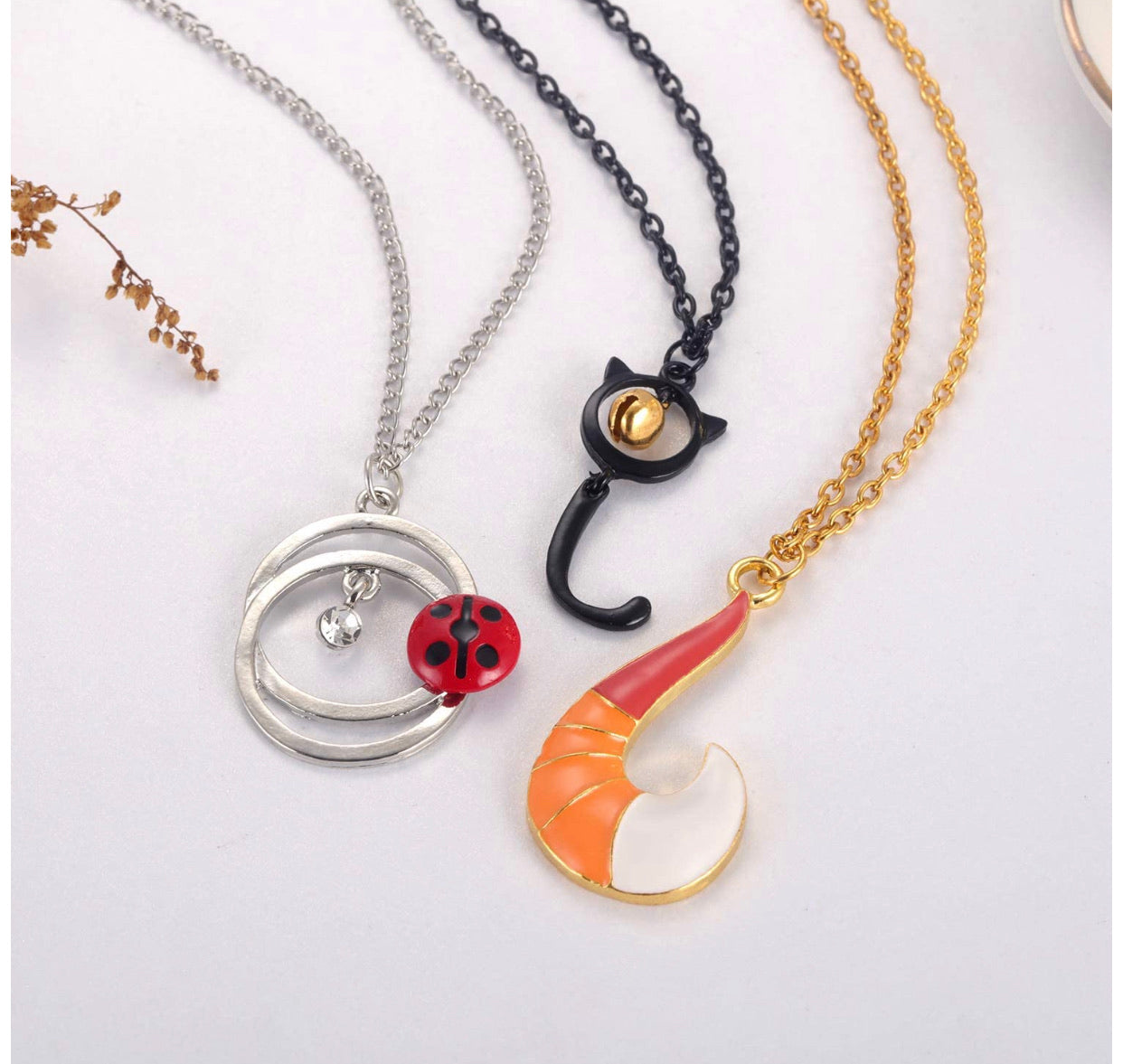 Miraculous Lady Bug Set De Collares