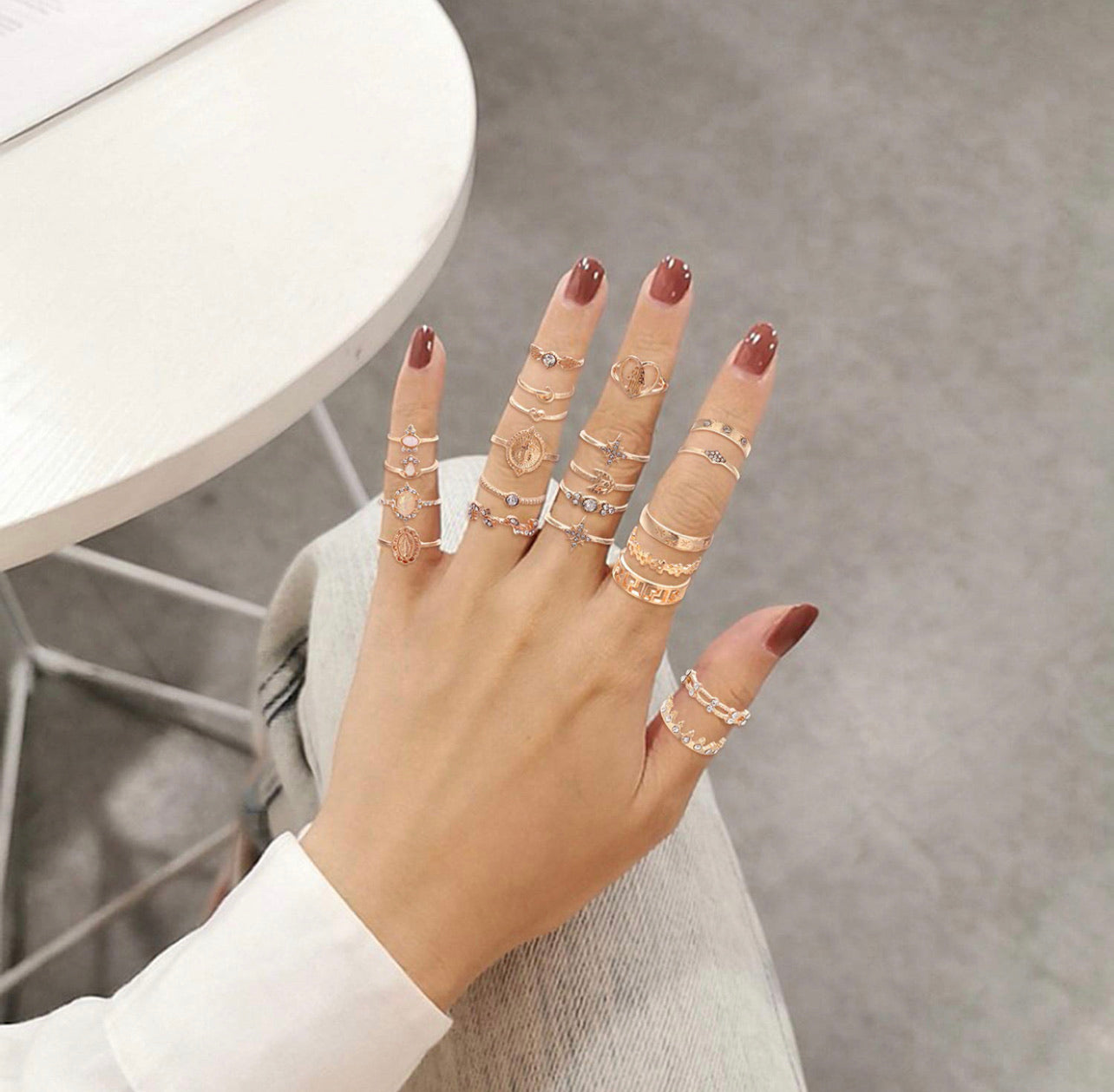 Paquete Mixto Collares y Anillos Udalyn