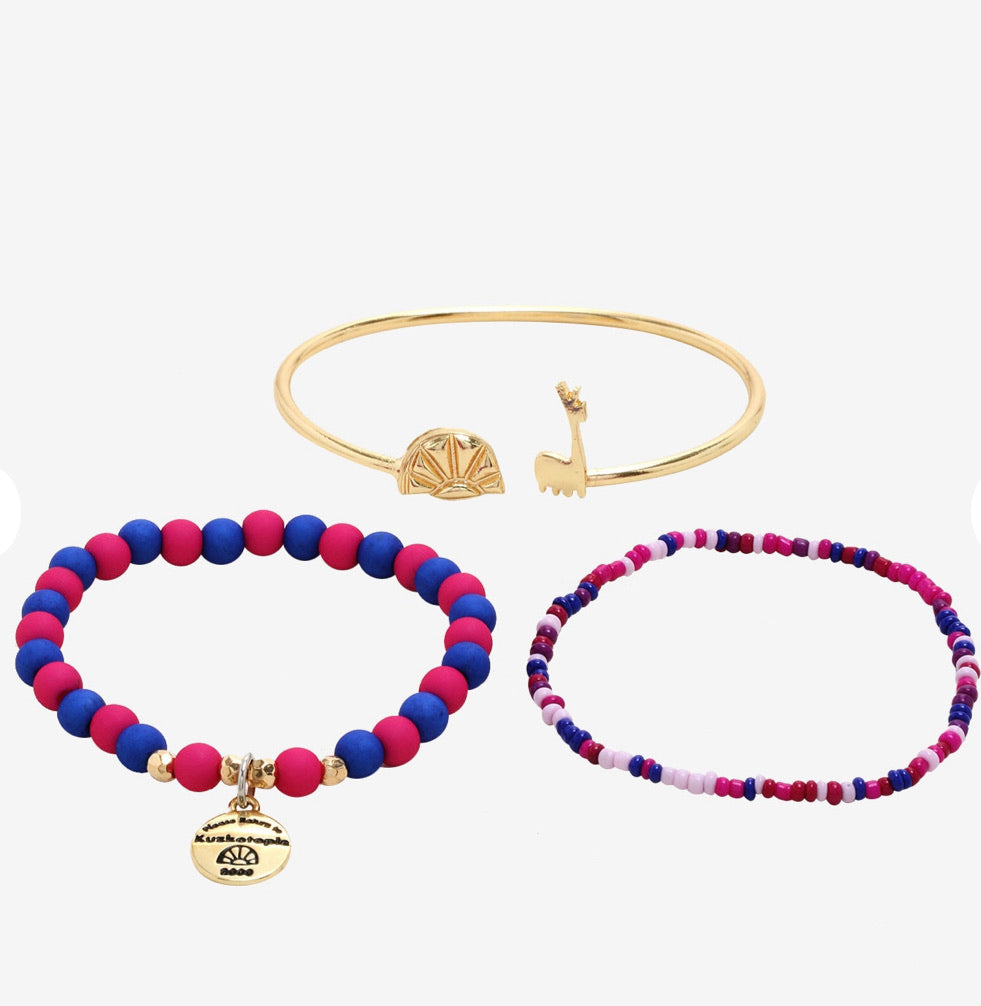 Las Locuras Del Emperador Set De Brazaletes