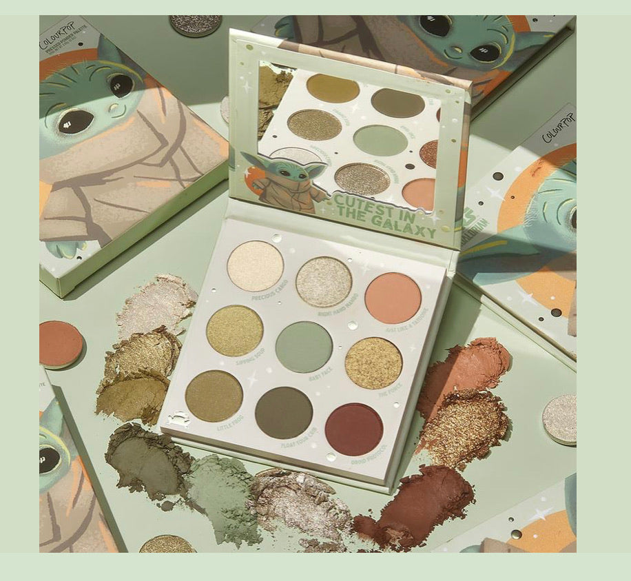 The Mandalorian Paleta Maquillaje Baby Yoda ColourPop