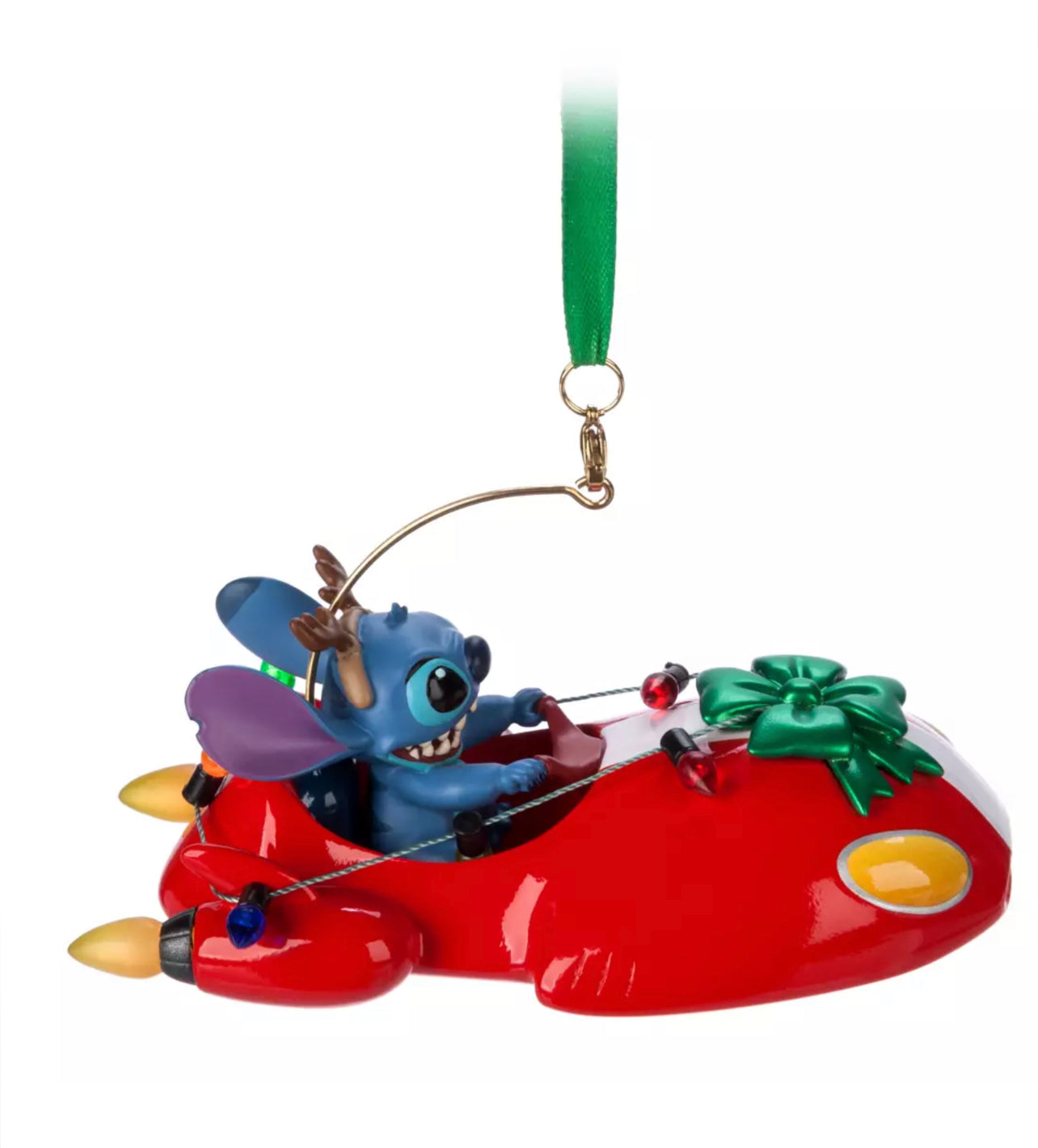 Stitch Nave Espacial Ornamento Arbolito Navidad