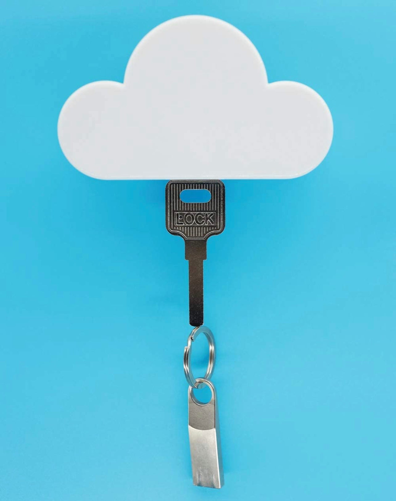 Soporte De Pared Magnético Nube Para Llaves