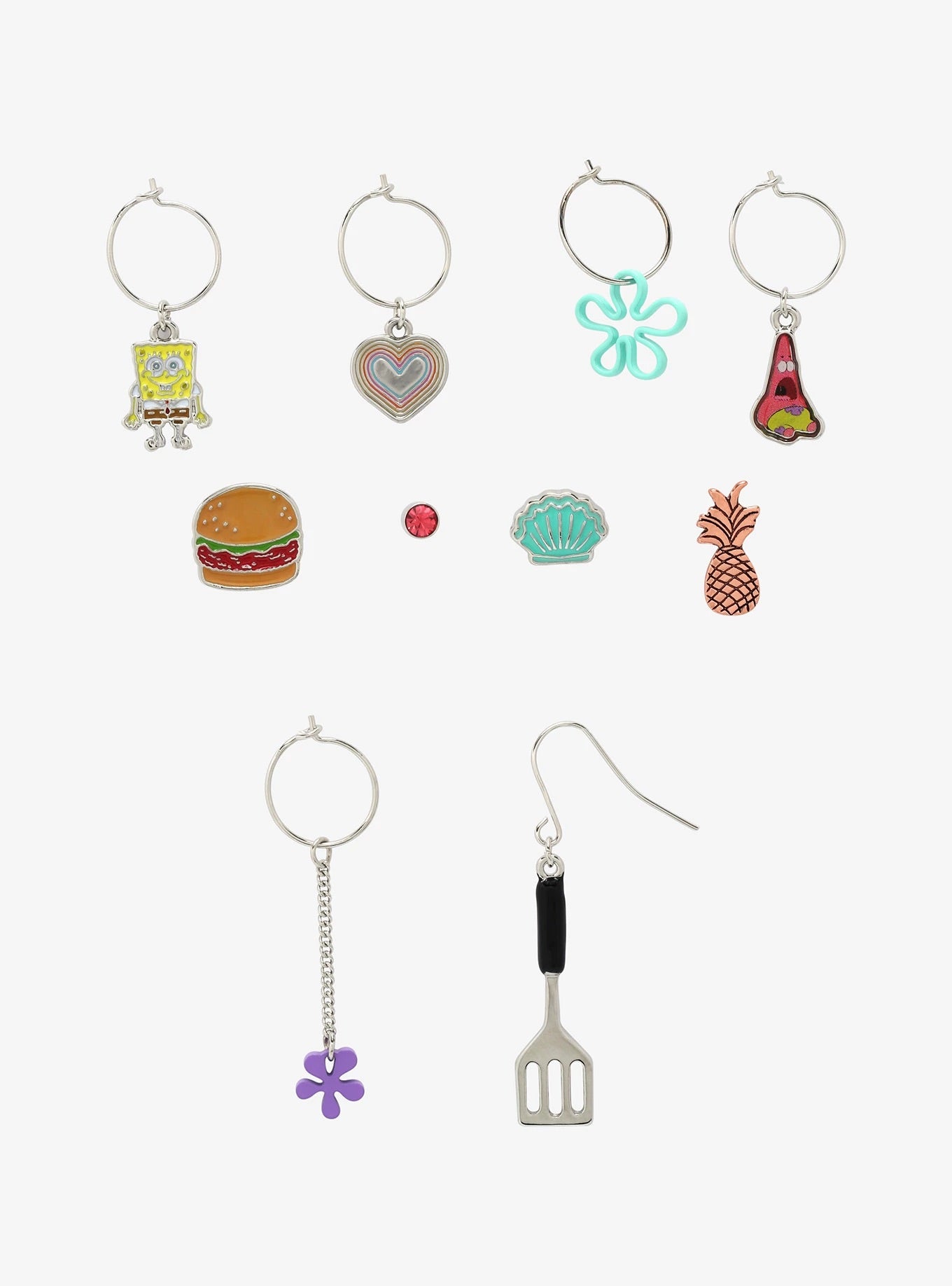 Bob Esponja Set De Aretes Mismatch