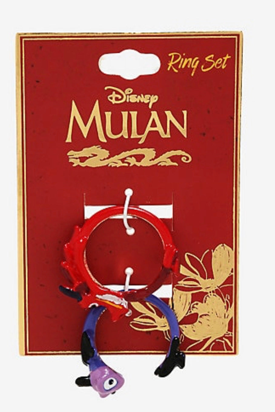 Mulan Anillos Bff Mushu y Cri Kee