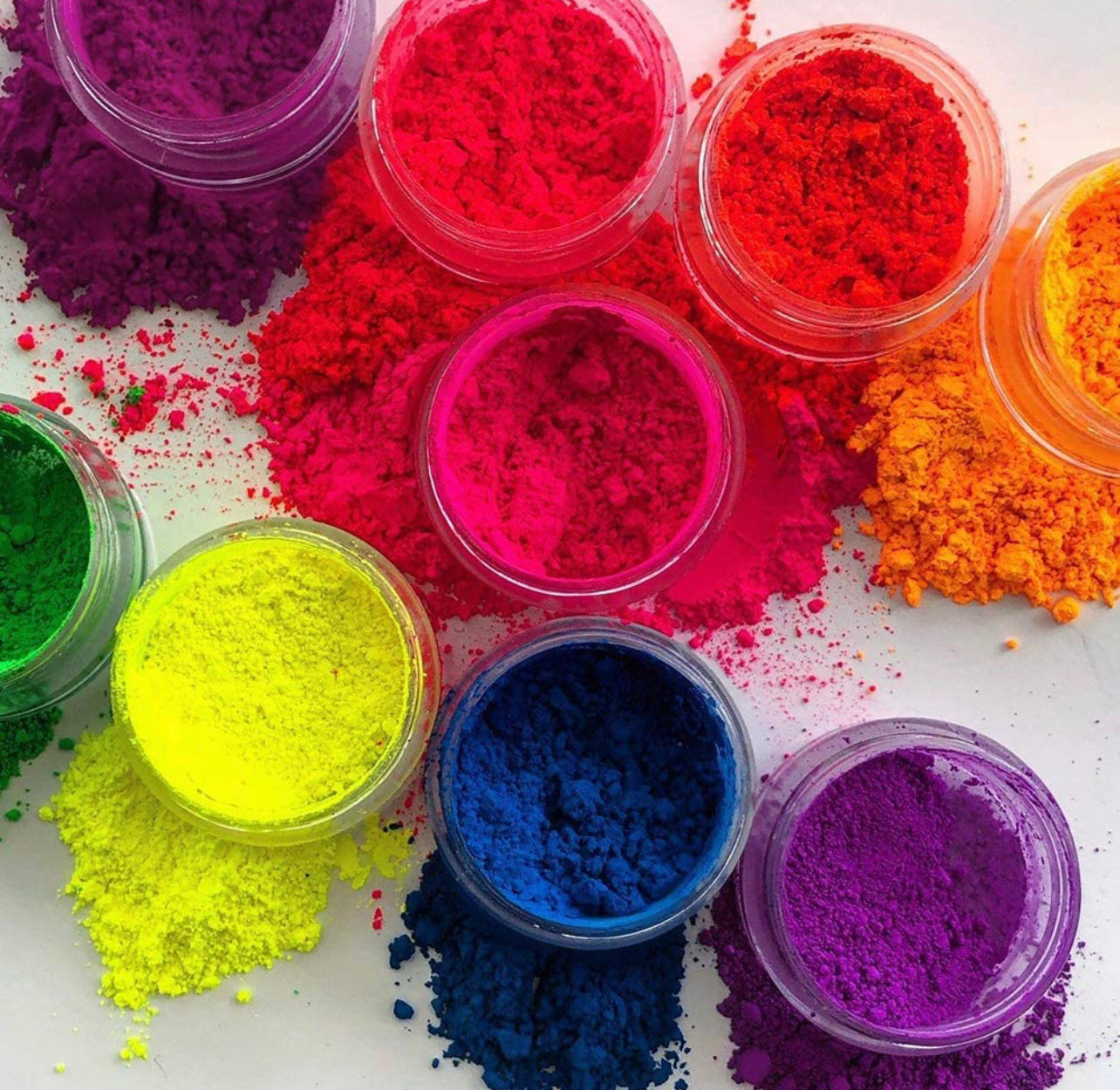 Set De Sombras Neón Brilla Obscuridad