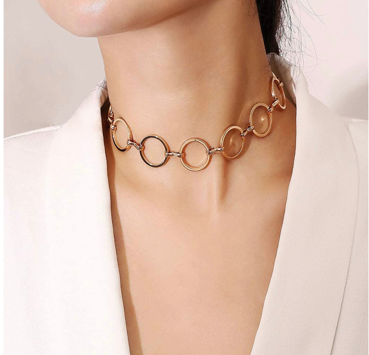 Collar Chocker Círculos Damay