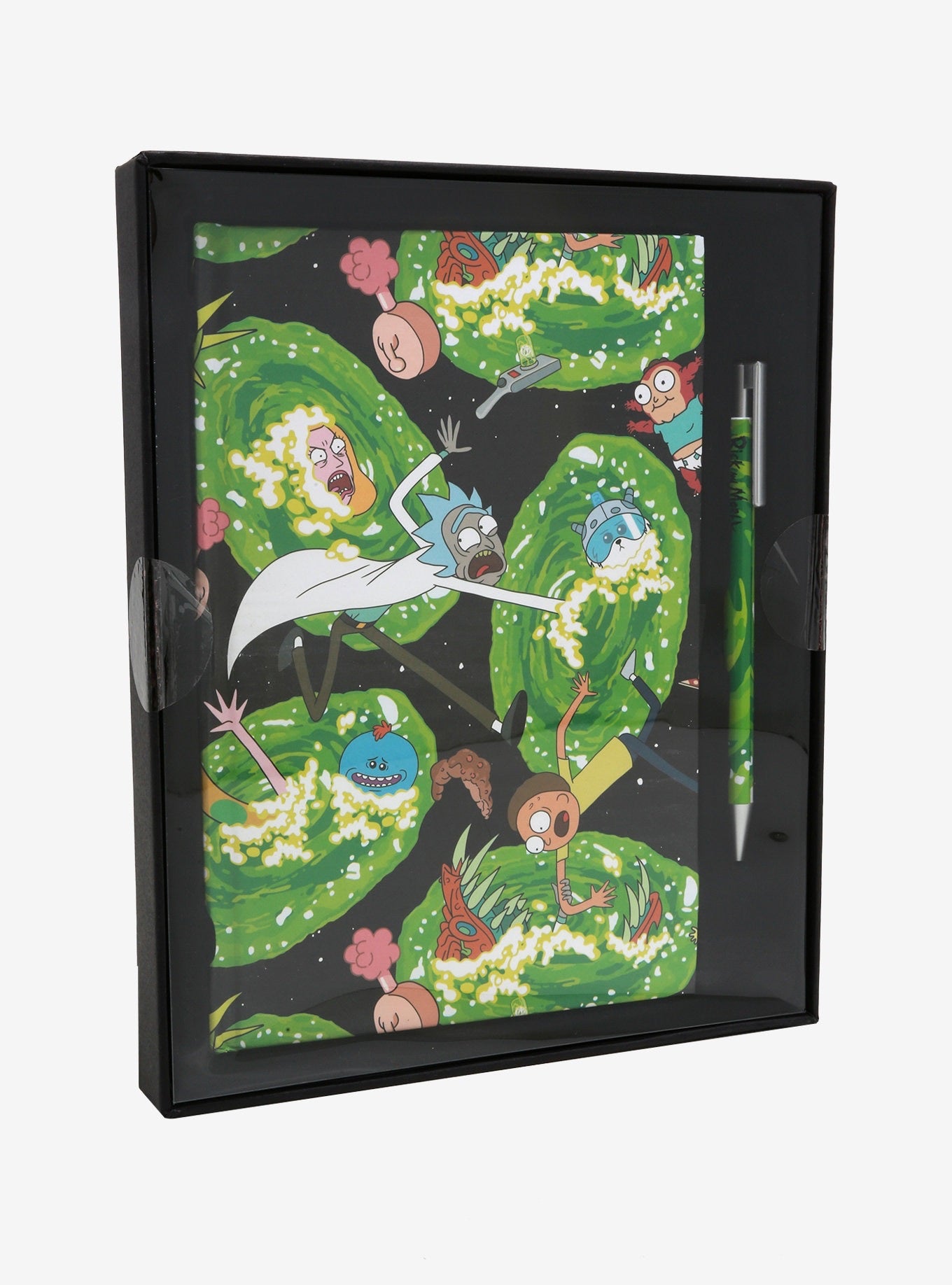 Rick y Morty Cuaderno y Bolígrafo Set