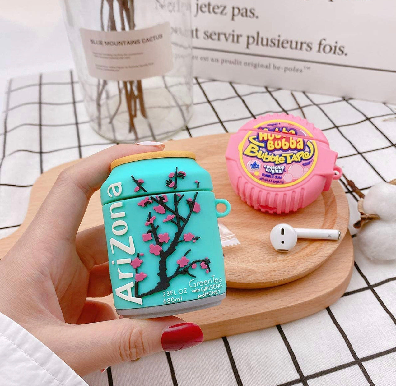 Arizona Te Verde Y Hubba Bubba Airpod Case Set