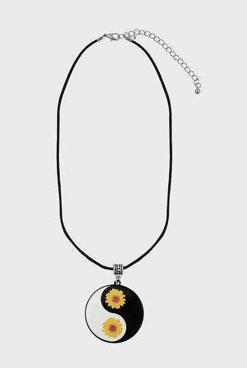 Collar Girasol Yin Yang