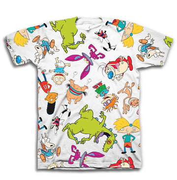Nickelodeon Camisa Hey Arnold Rugrats Rocco
