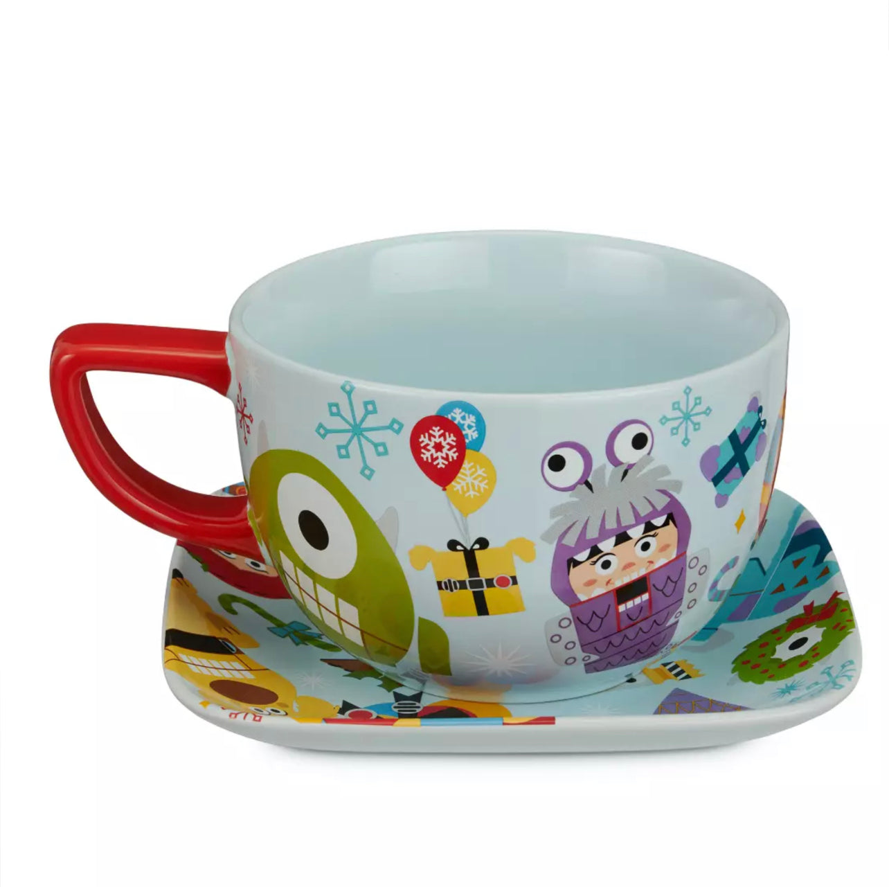 Taza Y Plato Pixar Disney Holiday