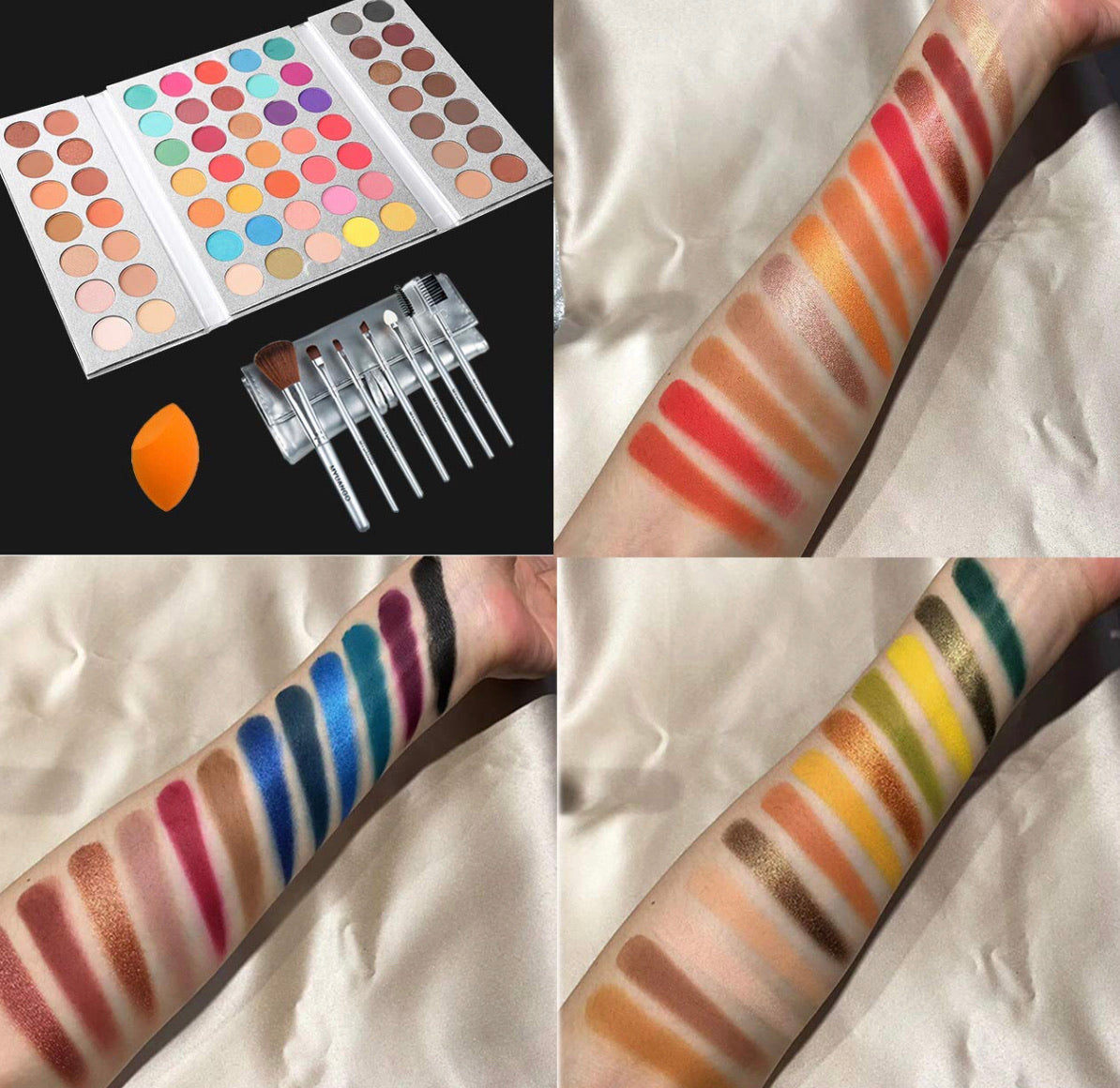 Set Beauty Glazed Paleta 63 Colores