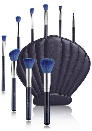 Set De Brochas Sirena Concha De Mar