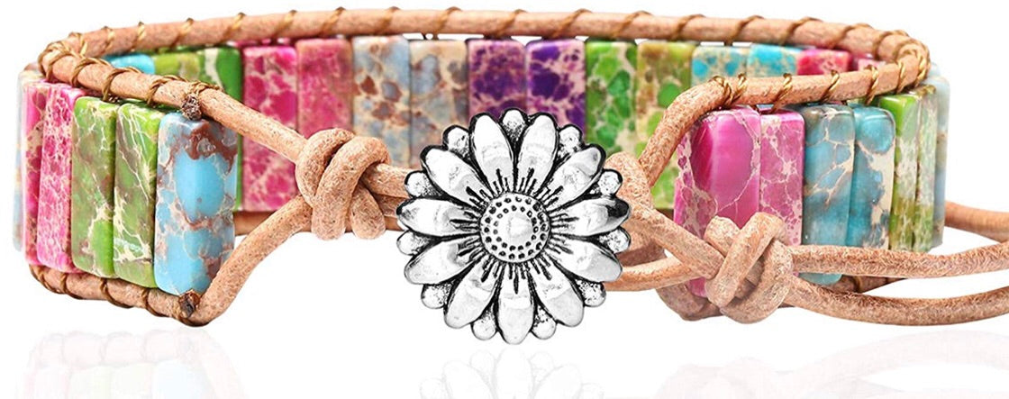 Brazalete De Girasol Multicolor