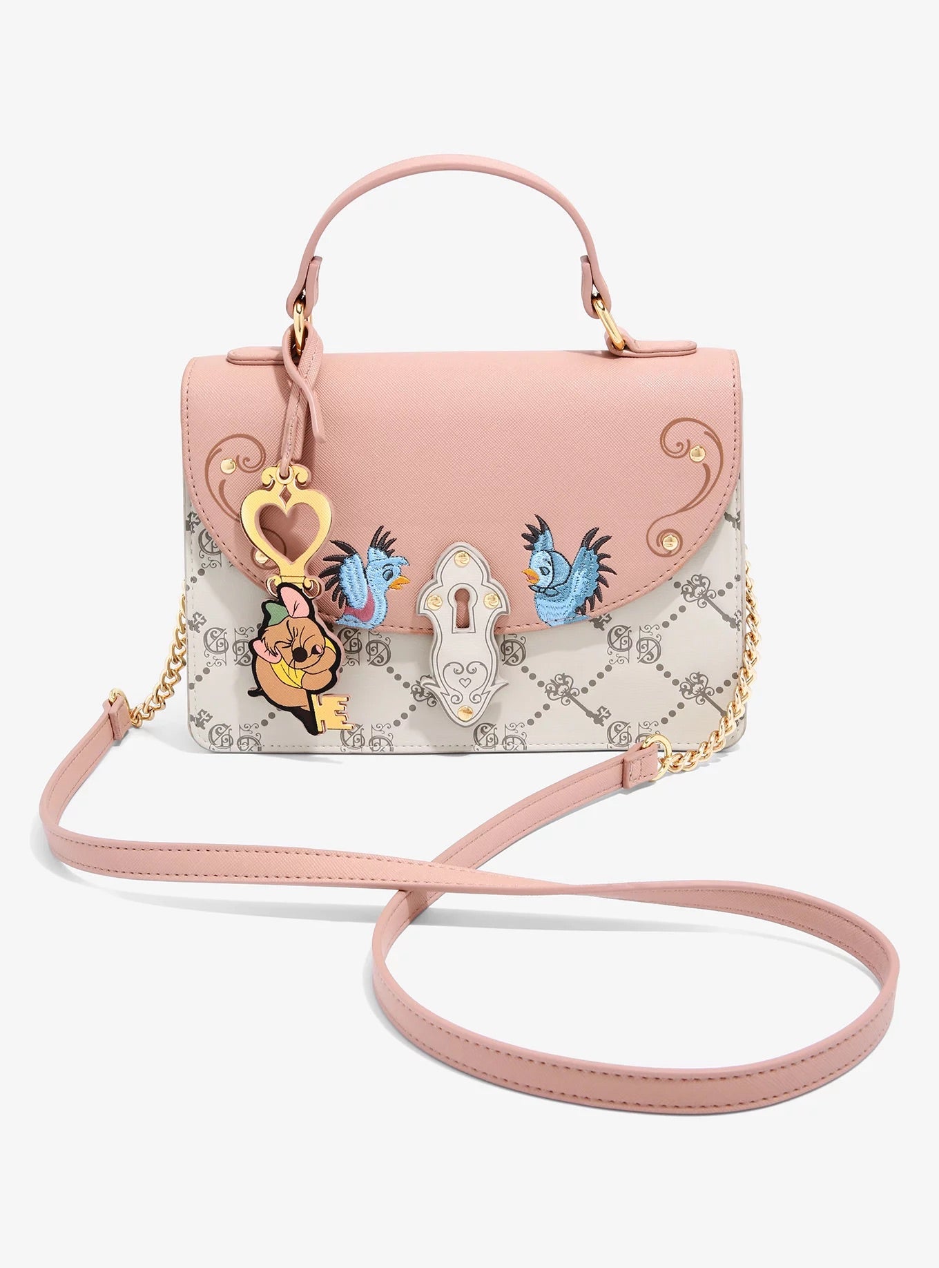 Cenicienta Bolso Crossbody Rosa Pastel