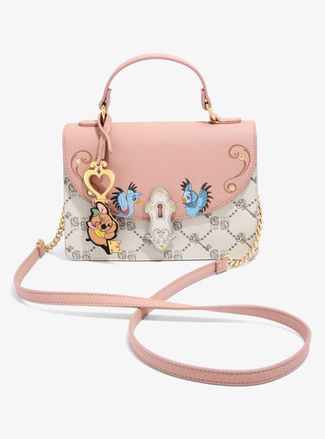 Cenicienta Bolso Crossbody Rosa Pastel