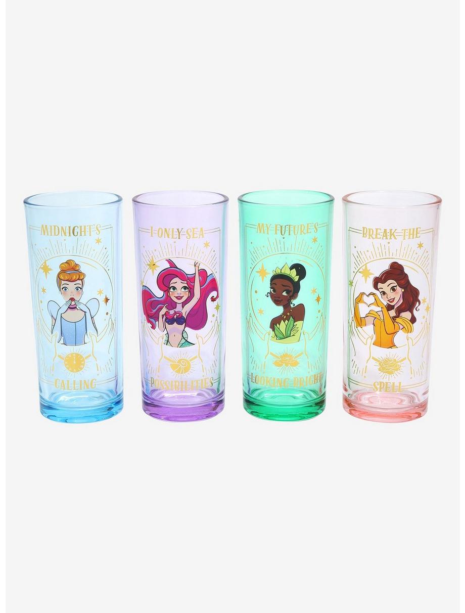 Vasos Cristal Princesa Disney Set