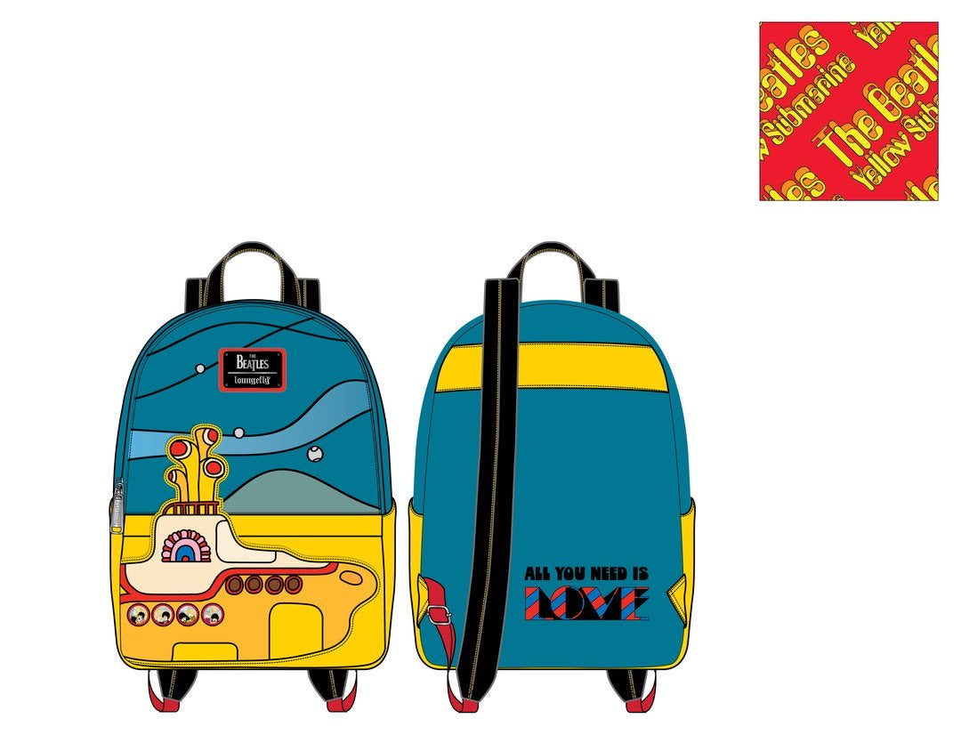 Beatles Mochila Yellow Submarine
