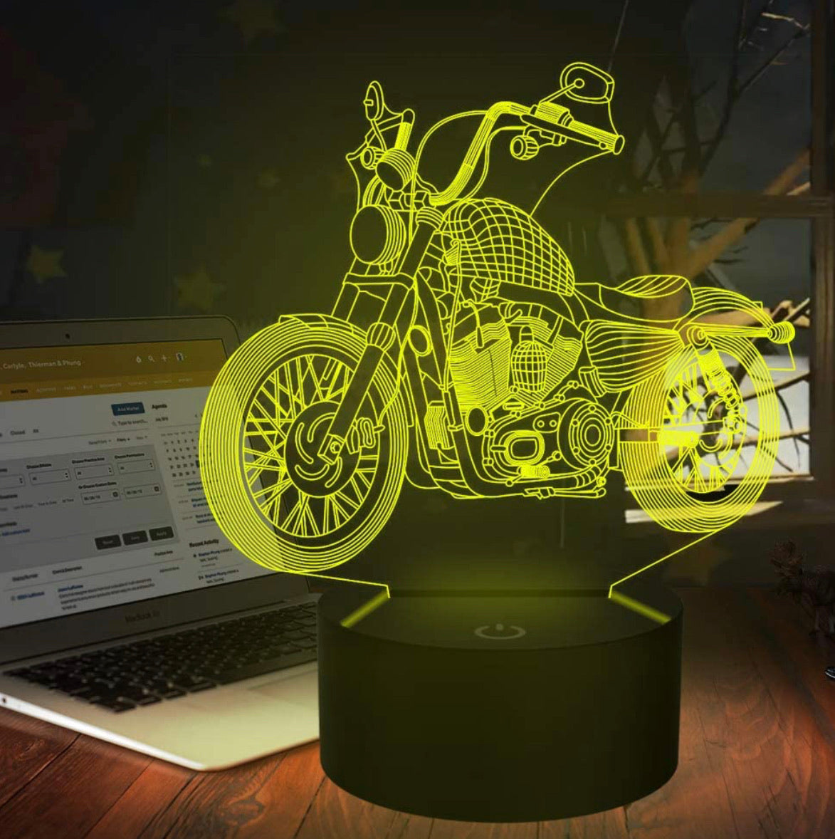 Lámpara Holografica Moto