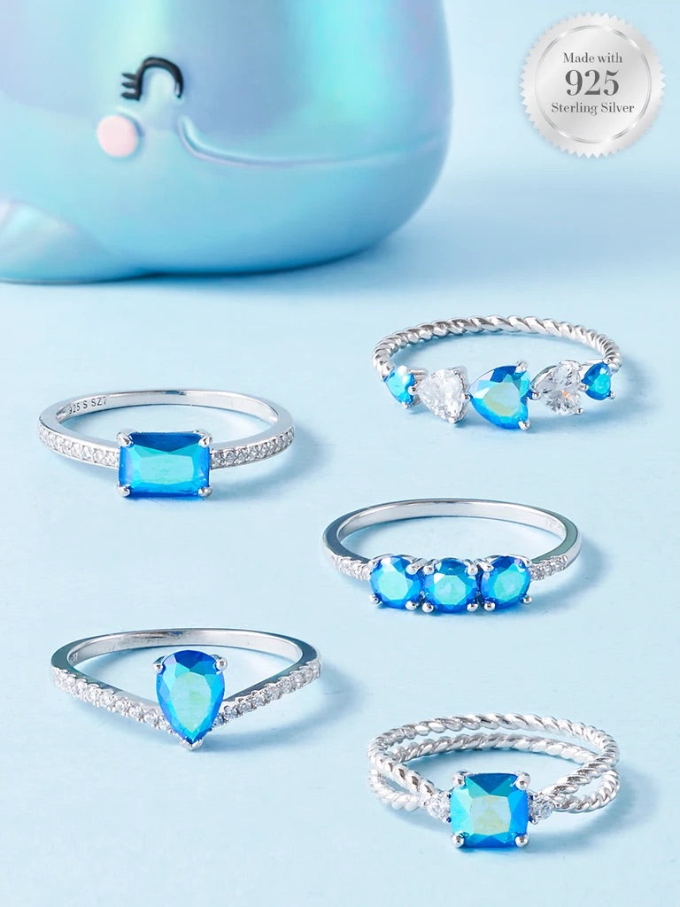 Vela Mágica Sorpresa Ballena Anillo Plata.925