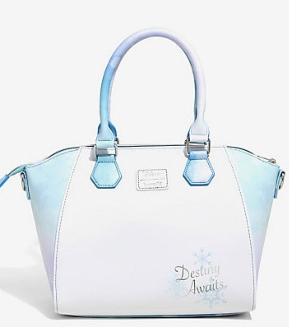 Bolsa Elsa Frozen Azul Satchel