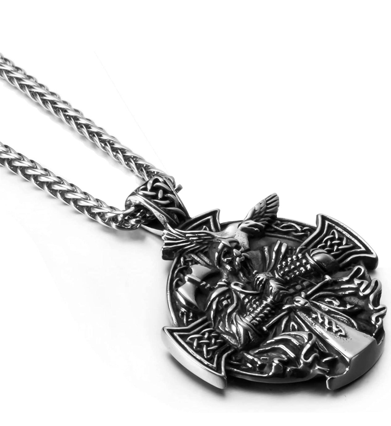 Vikingo Collar Odin Cruz