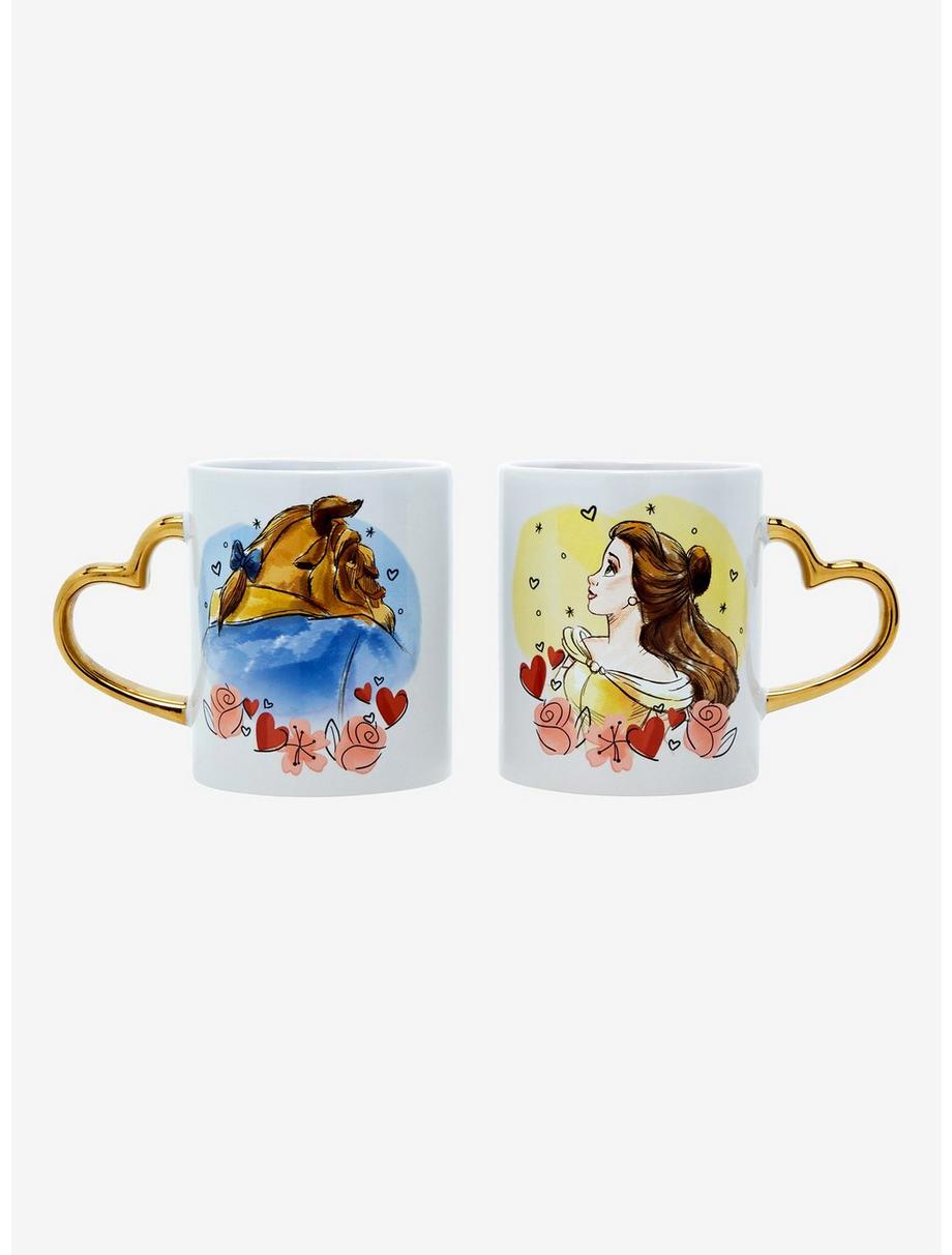 La Bella Y La Bestia Taza Set Pareja