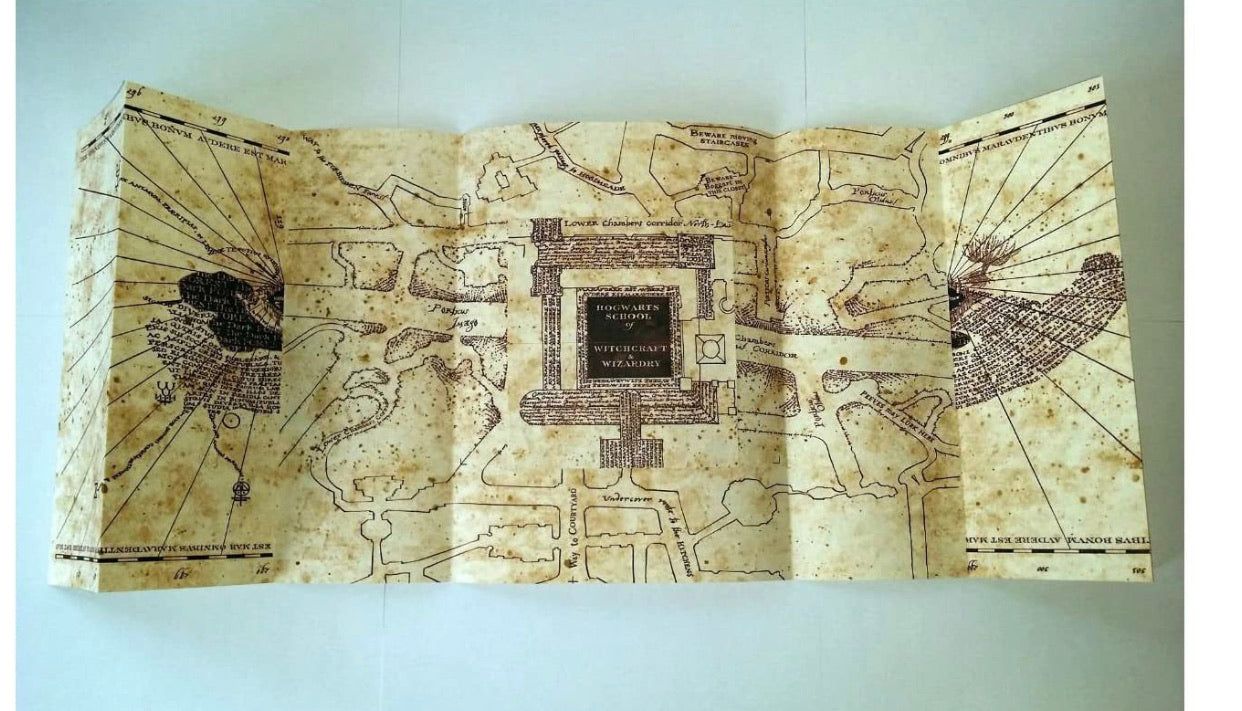 Harry Potter Mapa Del Merodeador