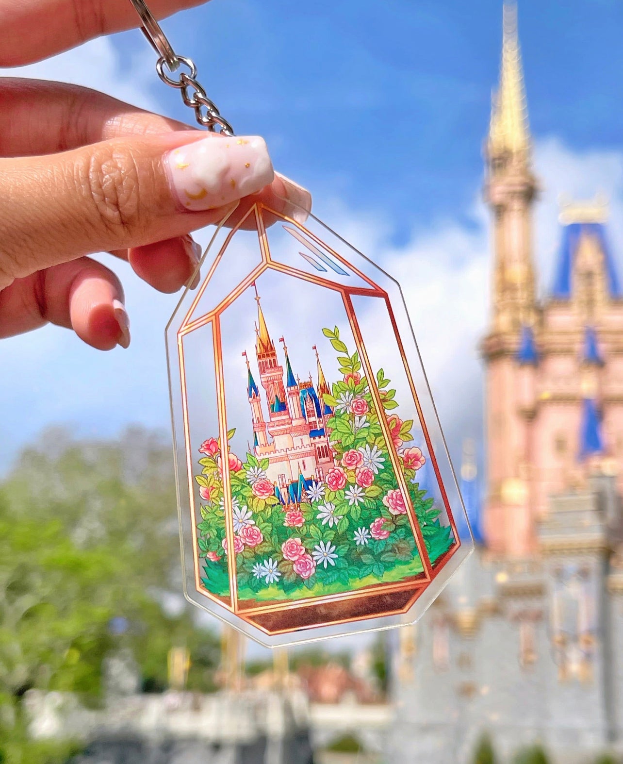 Castillo Disney Llavero Acrílico