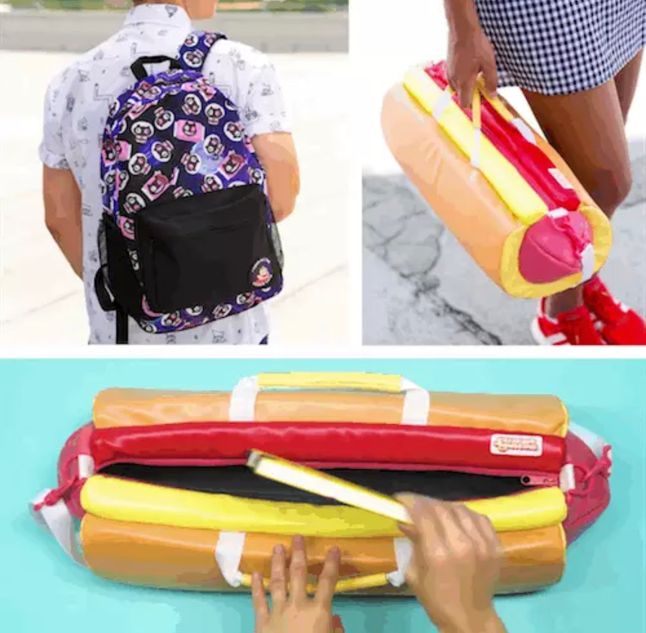 Steven Universe Hot Dog Maleta Bolsa Mochila