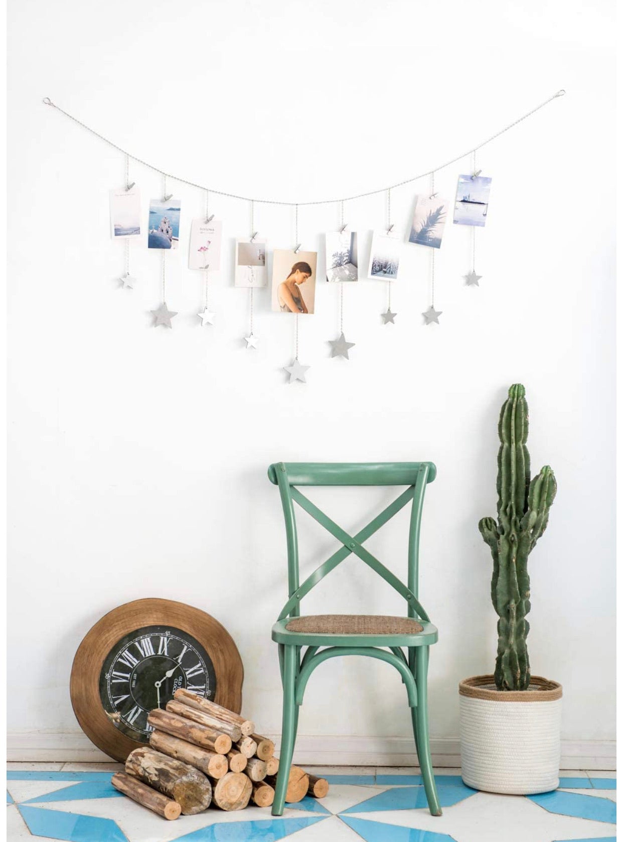 Cuerda Estrellas Para Colgar Fotos