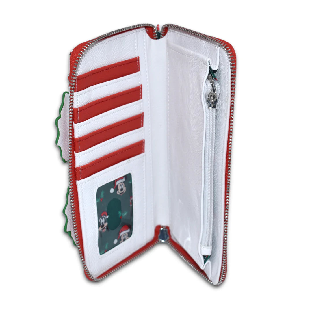 Mickey Mouse Cartera Navidad Luces Encienden