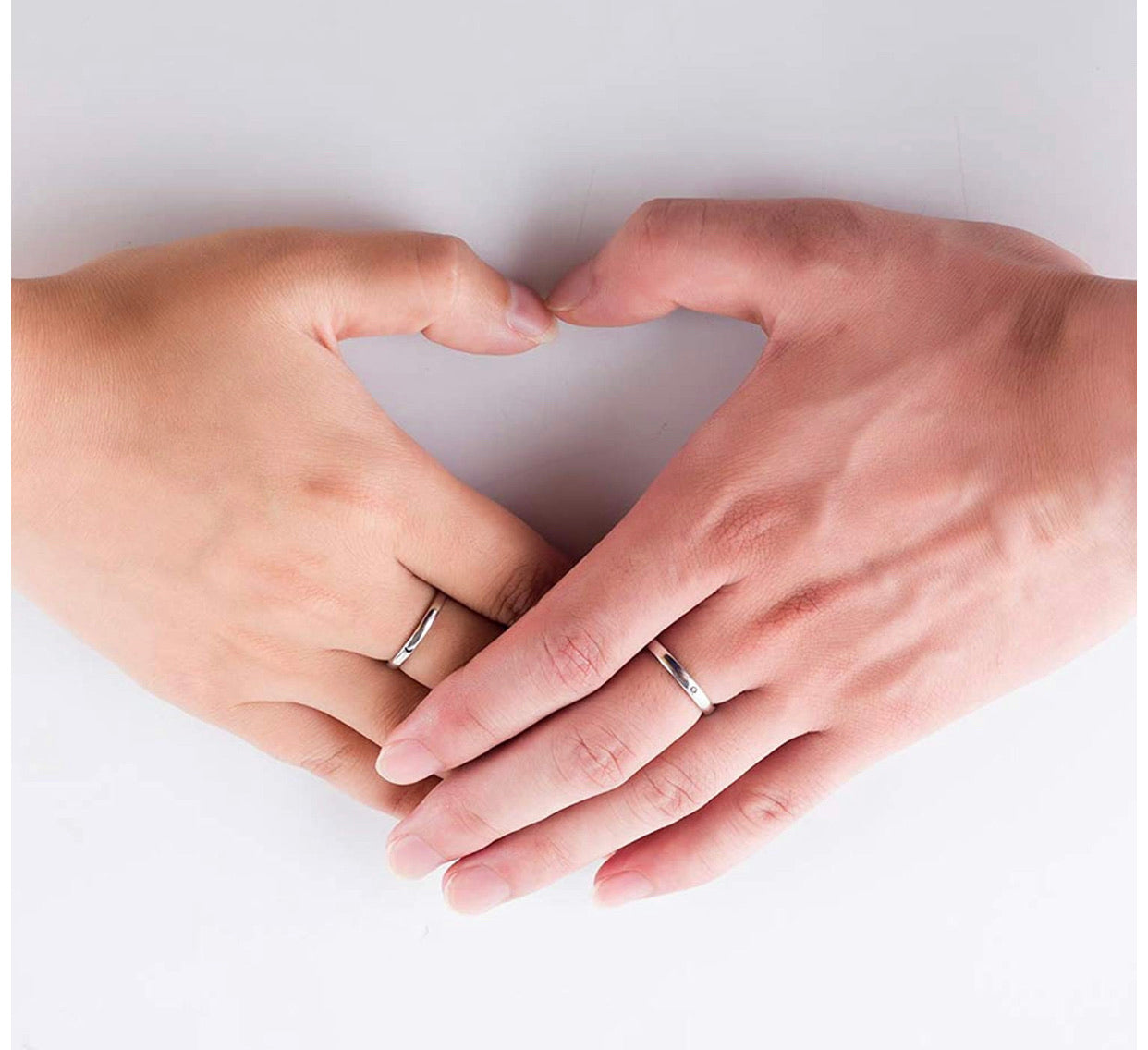 Anillos Sol y Luna Pareja Set